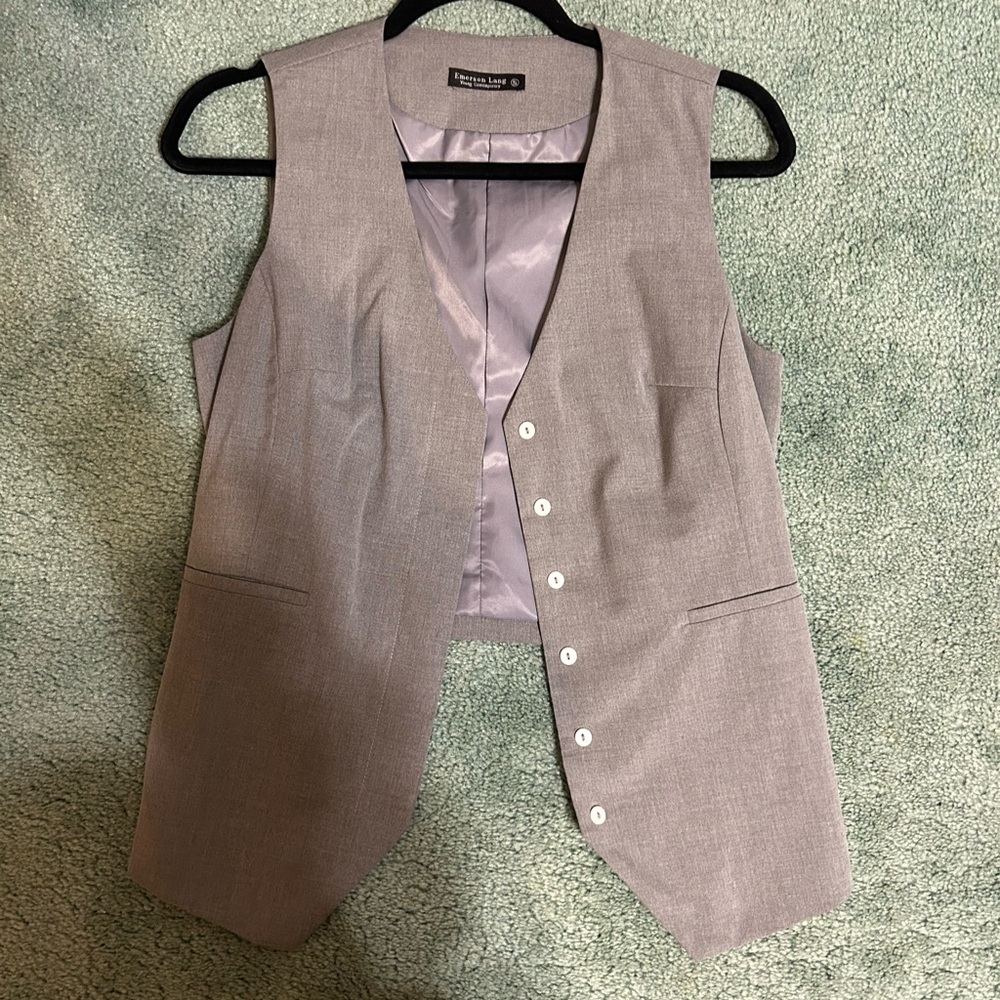 NWOT Women's Gray Vest